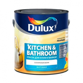 Dulux Kitchen Bathroom Краска Для Кухни и Ванной (Матовая) (2л)